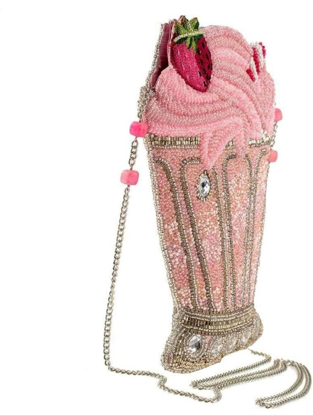 Shake It Up" Strawberry Milkshake Crossbody Handbag Came Out In The Year 2020 - Picture 5 of 16